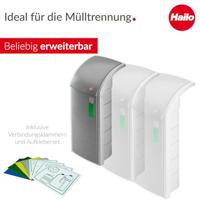 Hailo 0912-060 ProfiLine WSB Design XXXL Afvalscheider 120L Grijs - thumbnail