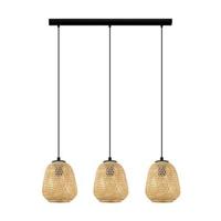 Eglo Rotan hanglampDembleby 3-lichts - 43262 - thumbnail
