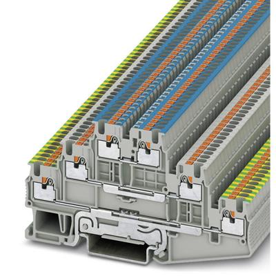 Phoenix Contact 3213755 Aardklem 3-etages 3.5 mm Snelaansluiting Grijs 50 stuk(s)