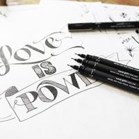 Uni Pin fineliner, ronde punt, 1,2 mm, zwart - thumbnail