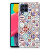 Samsung Galaxy M53 | TPU | Siliconen hoesje | Tiles Color - thumbnail