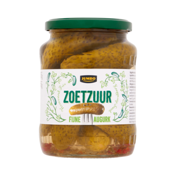 Jumbo Zoetzuur Fijne Augurk 670 g