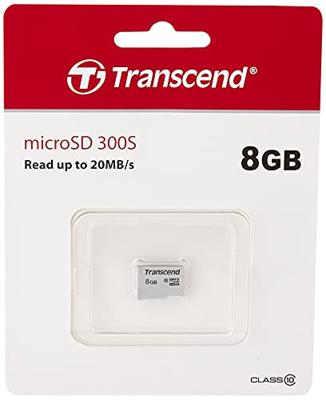 Transcend Premium 300S microSDHC-kaart 8 GB Class 10