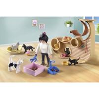 PLAYMOBIL My Life kattencafé 71744 - thumbnail