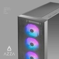 Azza CSAZ-480 computerbehuizing Midi Tower Zwart - thumbnail