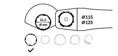 Bosch Accessoires Beschermkap met afdekplaat 115 mm 1st - 2605510256 - thumbnail