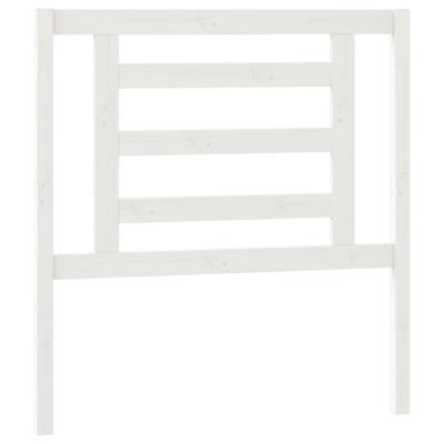 Slaapbank uitschuifbaar massief grenenhout wit 2x(90x200) cm - thumbnail