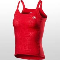 Castelli Promessa Jaquard Bavette SL top rood dames L - thumbnail