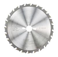 DeWalt Accessoires Cirkelzaagblad 250x30x24t, vlaktand- en spaanbegrensd, positief 10°, kerf 2,8mm - DT4202-QZ - thumbnail