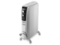 Delonghi TRD40820 Dragon 4 Oliegevulde Radiator Wit/Zwart - thumbnail