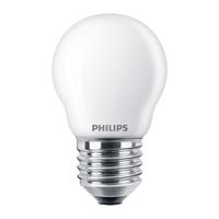 Philips Lighting 76391600 LED-lamp Energielabel F (A - G) E27 Kogel 4.3 W = 40 W Warmwit (Ø x l) 4.5 cm x 8 cm 2 stuk(s) - thumbnail