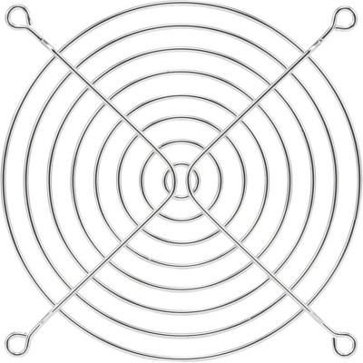 PROFAN Technology Ventilatierooster 1 stuk(s) (Ø) 120 mm Metaal Verchroomd, Vernikkeld