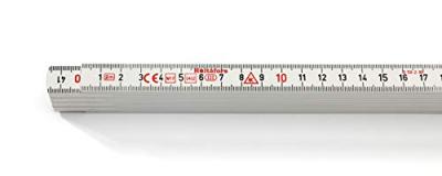 Hultafors Duimstok G 59 2m - 10-delig - wit - HU200064 HU200064