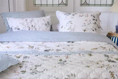 Pip Studio Pip Studio Kawai Flower Dekbedovertrekken- White 240x200/220 cm