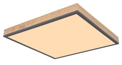 Globo Houten led plafondlampDoro 45x45cm - 416080WD2