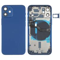 Batterij Achterkant (met Side Keys & Card Lade & Power + Volume Flex Cable & Wireless Charging Module) voor iPhone 12 Mini - thumbnail