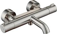 Ben Lavion thermostatische badkraan RVS-look - thumbnail