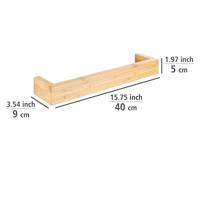 Wenko Handdoekhouder - bamboe - 40 cm - thumbnail