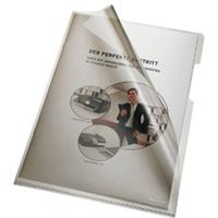 Leitz Zichttassen 205000GR DIN A4 Hard-PVC 0.15 mm Grijs 205000GR 100 stuk(s) - thumbnail