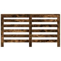 Radiatorombouw 149x20x82 cm bewerkt hout gerookt eikenkleurig - thumbnail