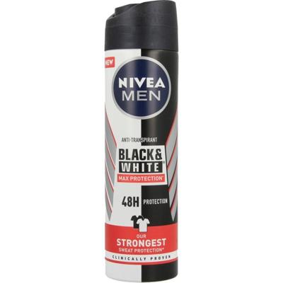 Nivea Men deodorant spray black & white max protection 150 Milliliter
