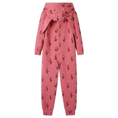 Kinderonesie met capuchon 116 oudroze Kinderonesie met capuchon 116 oudroze