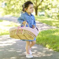 Corolle gevlochten mandenset set voor babypop - pluche - thumbnail