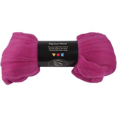 Creativ Company Merino wol, dikte 21 my, rood paars, 100 gr/ 1 doos