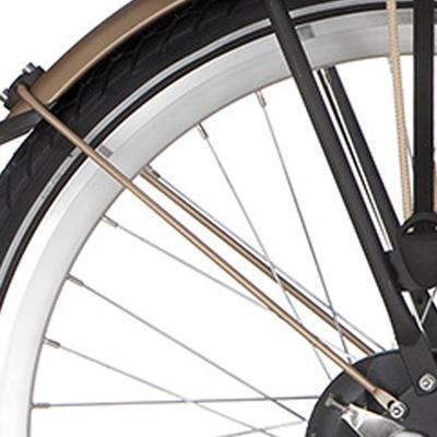 Alpina spatbordstang achter 24 curve matt gold