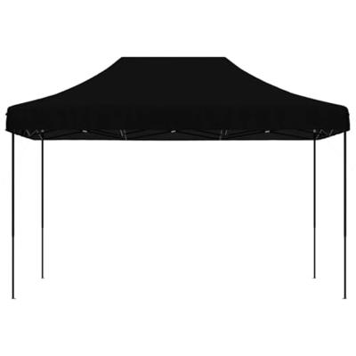 Partytent inklapbaar pop-up 410x279x315 cm zwart - thumbnail