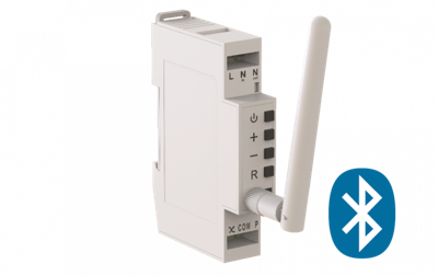 Leddim Smart DIN Bluetooth DIN rail dimmer bedienbaar met je mobiel ook met een drukknop gratis APP