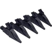 Chauvin Arnoux P01102099 Krokodillenklem Stekker 4 mm CAT III, CAT IV Zwart - thumbnail