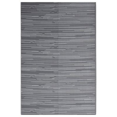 VidaXL Buitenkleed arakil 140x200 cm polypropeen antracietkleurig