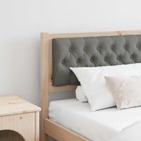Hoofdbord Anders Bruin en donkergrijs 200 cm Massief grenenhout - thumbnail