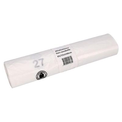 Afvalzak cleaninq 65-25x140 rcycld t25 240l transp | 20 stuks