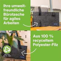 magnetoplan Draagtas 11126 45 cm x 25 cm x 15 cm Grijs - thumbnail