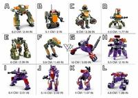 Sluban 12 in 2 Groene en Paarse Robot (complete set) - thumbnail