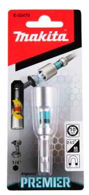 Makita Accessoires Dop 10x65mm 1/4 E IMPR - E-03470 - E-03470