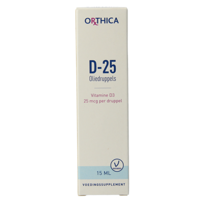 Vitamine D-25 olie druppels 15 Milliliter Vitamine D-25 olie druppels 15 Milliliter