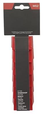 Stealthmounts Batterijhouders voor Milwaukee M12 | Rood | 6 stuks - BM-MW12-RED-6 Stealthmounts Batterijhouders voor Milwaukee M12 | Rood | 6 stuks - BM-MW12-RED-6