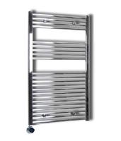 Elektrische Design Radiator Sanicare Plug & Play 111,8x45 cm Chroom 596 Watt Met Chroom Thermostaat Links Sanicare - thumbnail