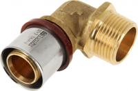 Bonfix Perskoppeling - 1x Alu-pers 1x Buitendraad - Kniekoppeling - 1 x 32mm - thumbnail