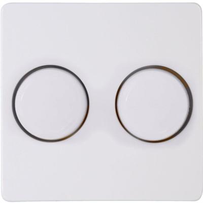 Kopp HK05 arctic wit afdekplaat + knop DUO dimmer - 4621435
