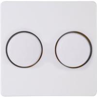 Kopp HK05 arctic wit afdekplaat + knop DUO dimmer - 4621435 - thumbnail