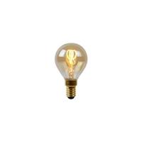 Lucide P45 - Filament lamp - Ø 4,5 cm - LED Dimb. - E14 - 1x3W 2200K - Amber - thumbnail
