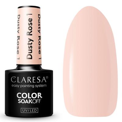 Claresa uv/led gellak 5ml dusty rose 1