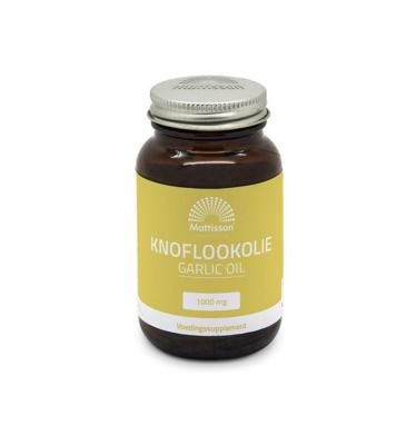 Mattisson Knoflookolie/garlic oil 1000mg 60 Capsules