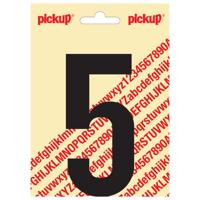 Deco cijfer 5 nobel zwart 120 mm Pickup - Pickup - thumbnail