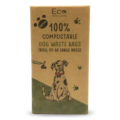 Eco Green Living Composteerbare hondenpoepzakjes - 4 x 15 stuks