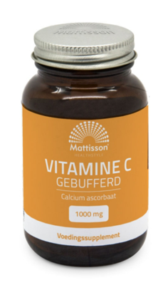 Mattisson Vitamine C gebufferd calcium & magnesium ascorbaat 250 Gram